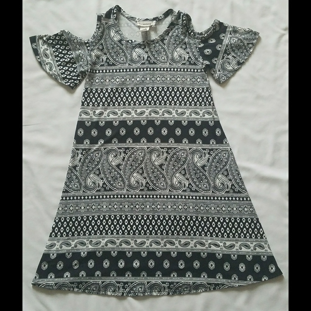 Girls Cold Shoulder Dress